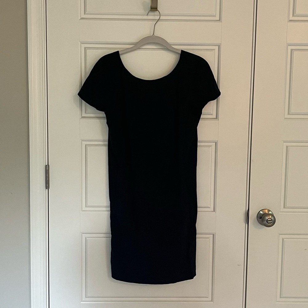 Theory Navy Blue Shift Dress | 0